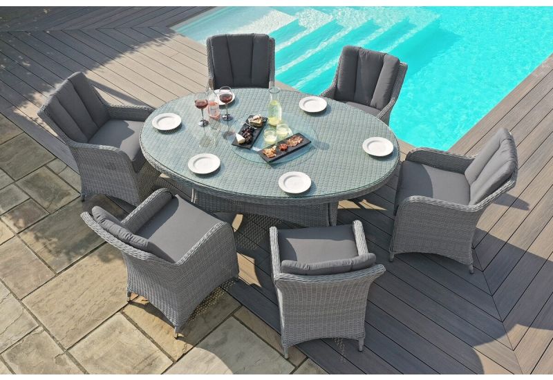 ascot 6 seater dining set