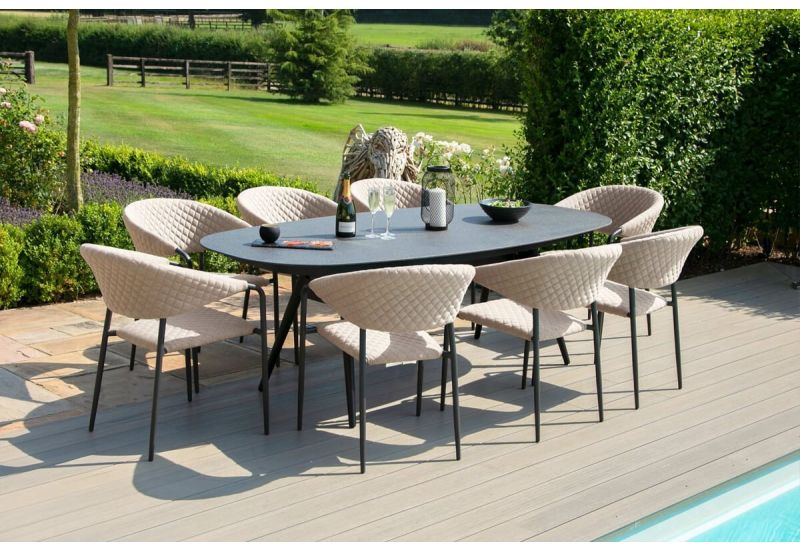 8 seater oval garden table cover