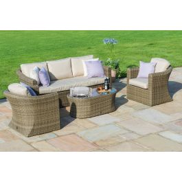 maze rattan winchester 2 seat sofa set